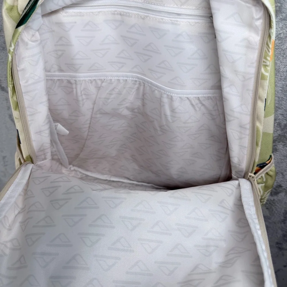 Reef Pierside Backpack Fog Palm Unisex‎ OS Tropical Floral Monstera Leaf Print